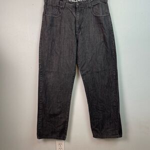 Vintage Ecko 72+ Unlimited Black Relaxed Fit Jeans W36 L32 EUC